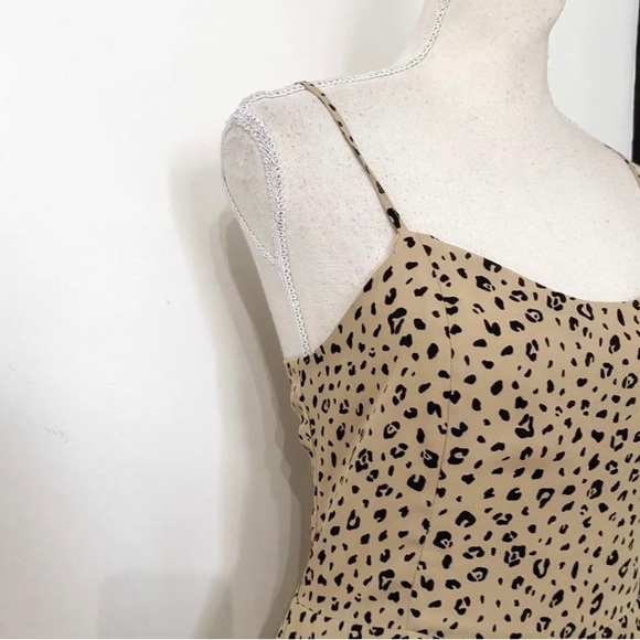Aritzia's Sunday Best Leopard print dress - Picture 4 of 7